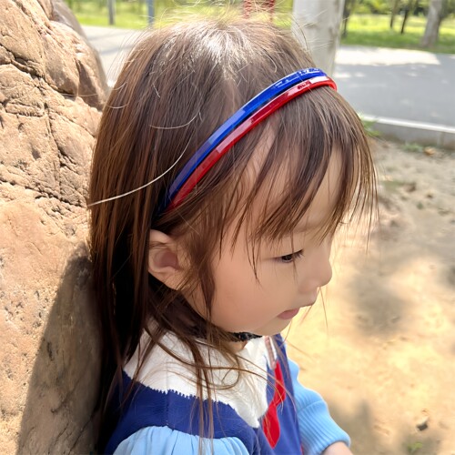 AZ正品韩国进口南大门阿*娜 百搭简约糖果色带齿细发箍发卡头箍女 - 图1