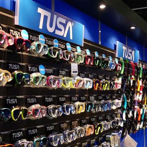 TUSA Scuba Mask M212深潜面镜低容积潜水镜换近视眼镜片浮潜泳镜 - 图2