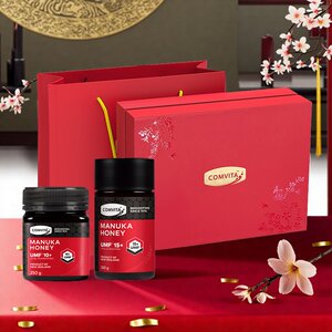 comvita康维他麦卢卡蜂蜜礼盒UMF15+&5+送礼送长辈实用见家长礼物