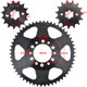 TWAG200 front and rear crankshaft chain modified sprockets
