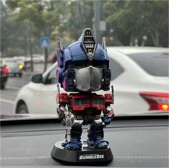 现货正版孩子宝可动变形金刚Q版公仔擎天柱手办汽车摆件蓝牙音箱 - 图1