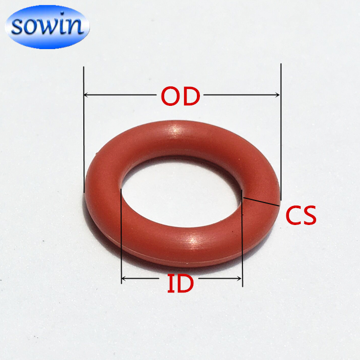 耐老化耐高温硅胶O型密封圈D30 31 32 33 34 35 36 37 38 39线径3 - 图0