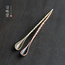 Premium zinc alloy tea dialing | ancient bronze color teaspoon teaspoon teaspoon teaspoon teaspoon tea accessories small tea spoon tea pickpockeg