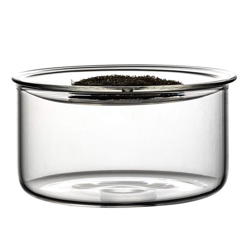 优质玻璃壶承建水｜茶壶托加厚耐高温茶水盂双层茶渣桶干泡茶具 - 图3