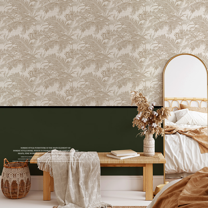 定制小红书isn壁纸法式丛林卧室玄关黑白壁画美式中古背景墙壁布,淘宝优惠券,粉丝福利购,淘宝优惠卷