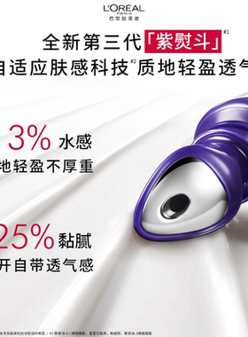 欧莱雅第三代紫熨斗眼霜玻色因抗皱淡纹淡黑眼圈正品L