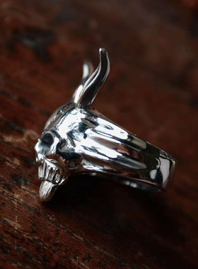 samtao戒指纯银欧美朋克冷淡风潮