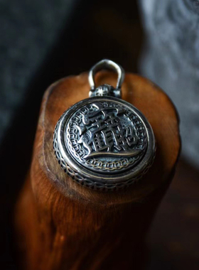 samtao项链吊坠s925银进宝挂饰品