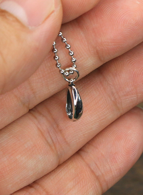 SAMTAO项链女S925银吊坠咖啡豆贝壳螺口造型个性小众ins搭配包邮