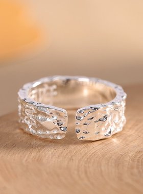 SANMUTAO复古中国风太极锤戒指