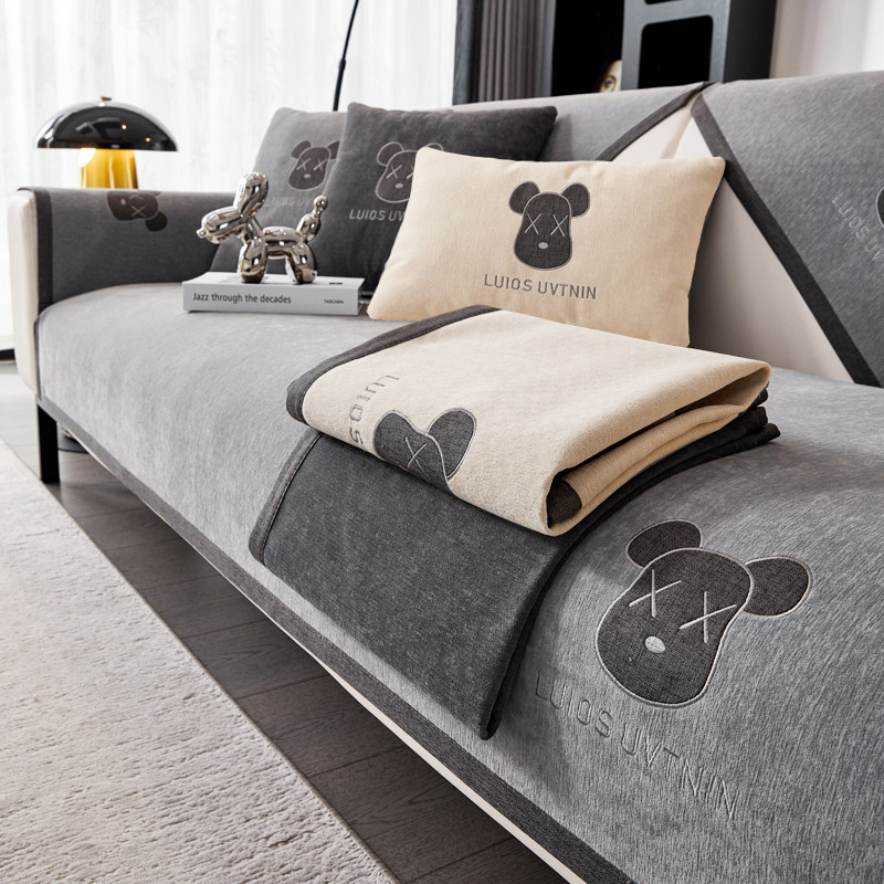 四季通用雪尼尔沙发垫新款2025现代轻奢高级感沙发套罩靠背盖布巾,淘宝优惠券,粉丝福利购,淘宝优惠卷