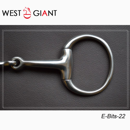 不锈钢蛋型马口衔铁 英式马术衔铁 马嚼子马具用品 - 图1