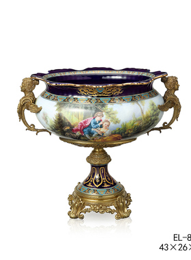 人物手工花盆茱莉安陶瓷艺术