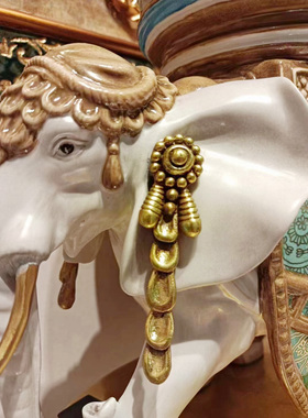 茱莉安法式彩绘底座桌面陶瓷