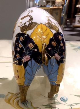 茱莉安陶瓷配铜法式客厅福猪