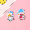 Creative piggy personality strong three-dimensional male and female ring buckle