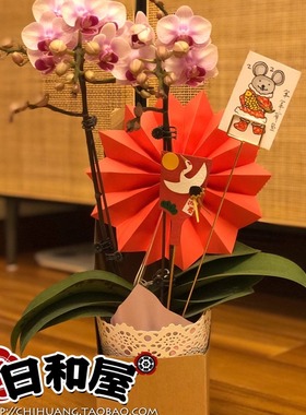 中式迎春花艺插花装饰品摆件