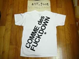 SSUR Comme des Fuckdown CDF Мужчина T -Fork Short -Sleeved Cotton Cotton Alphabet Print Guan Gd Quan Zhilong
