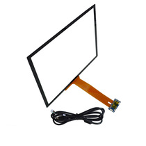 Capacitive touch screen 17 inch 15 inch 23 8 inch 19 inch 27 inch queuing machine called number machine tempered glass cover plate USB