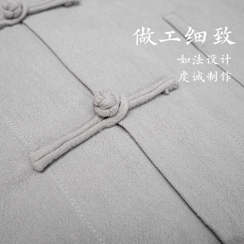 僧服春秋季厚款短褂免绑腿套装出家师父僧人和尚服小褂男女款僧袍,淘宝优惠券,粉丝福利购,淘宝优惠卷