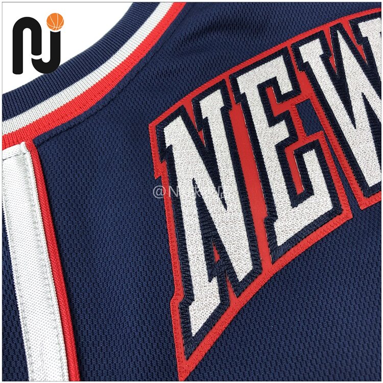 mitchell&ness mn 卡特 0607赛季新泽西篮网队 客场 球员版au球衣