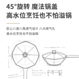Картер Марк восьмиугольный горшок, нежигарный горшок с жареной плитой, рис пшеницы, каменная жареная горшка, газовая плита, электромагнитная плита, электромагнитная плита