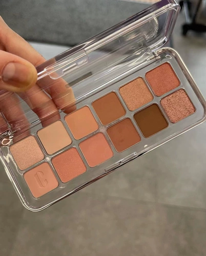 Южная Корея Clio Двенадцатицветная палитра для век опухшие глаз кончают цементная тарелка матовая перламуса естественного осветления.