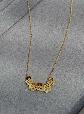 黄金色花花项链！！！~