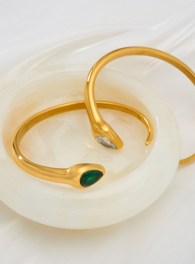 DASEIN巳蛇戒指轻奢蛇手镯套装