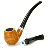 Импортный мундштук, мужское старомодное чтение из натурального дерева ручной работы