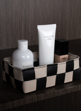 【浴室柜卫浴摆件】样板房卫生间展厅牙刷面霜按压乳液瓶毛巾装饰