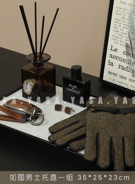 企信【商务男士衣柜】样板房衣帽间绅士意式西服马甲皮鞋组合软装