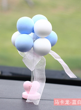 简约款爱心气球装饰品仪表台道具