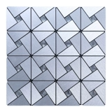 Самоклеющаяся металлическая водонепроницаемая мозаика из нержавеющей стали на стену