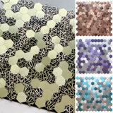 Металлическая шестиугольная самоклеющаяся мозаика на стену