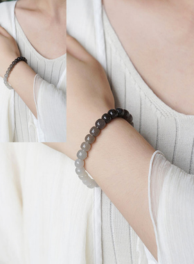 青海料烟青和田玉渐变女饰品礼物