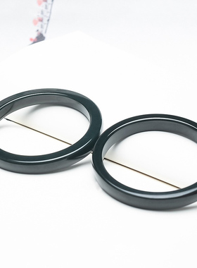 新疆和田玉青玉镯子女支持复检