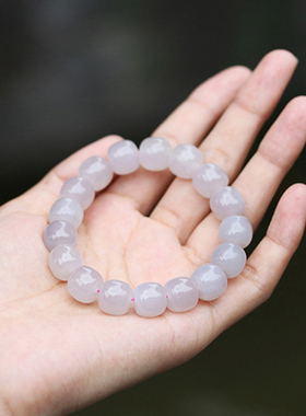 青海料烟青和田玉手串女支持复检