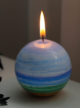 飞鱼手作星球圆球蜡烛模具