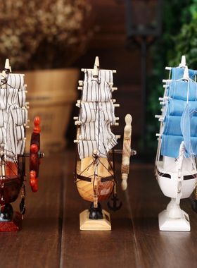 多款木质沙漏帆船音乐盒摆件卡通沙漏笔筒摆件创意学生礼品