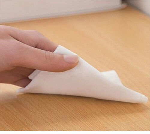 100片静电除尘纸巾洗脸巾拖把替换布擦地干巾免洗拖把一次性干巾 - 图2