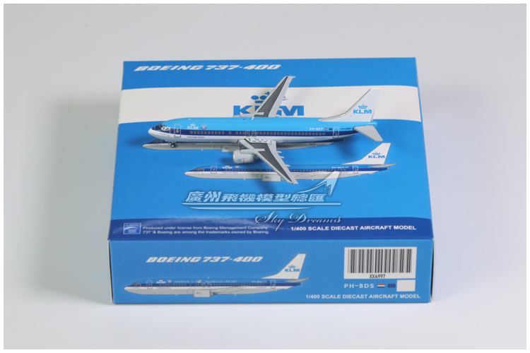 JCWINGS XX4998 荷兰皇家航空 KLM Boeing B737-400 PH-BDY 1:400 - 图3