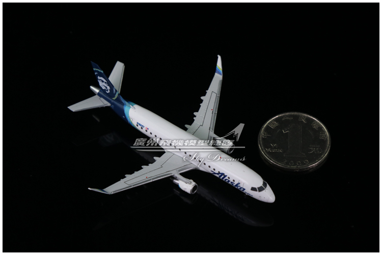 GeminiJets GJASA2038 阿拉斯加航空 E170-200LR N186SY 1:400 - 图1