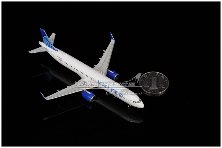 GeminiJets GJUAL2245美国联合航空空客 A321neo N44501 1:400-图1