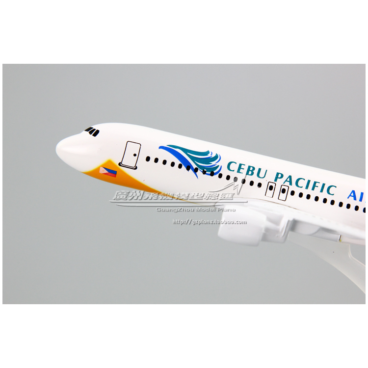 菲律宾宿务航空 CEBU Pacific空客 A320合金仿真飞机模型 16cm-图0