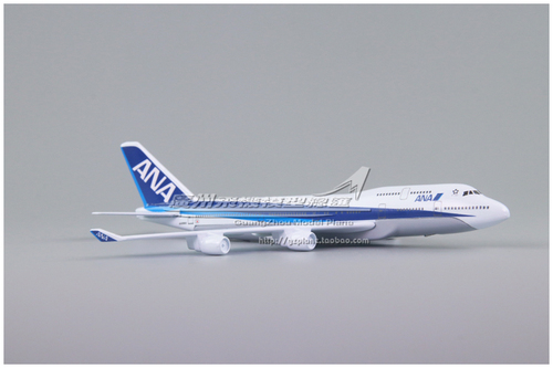 日本全日空ANA航空 波音 B747 JA8962 合金客机仿真飞机模型 16cm
