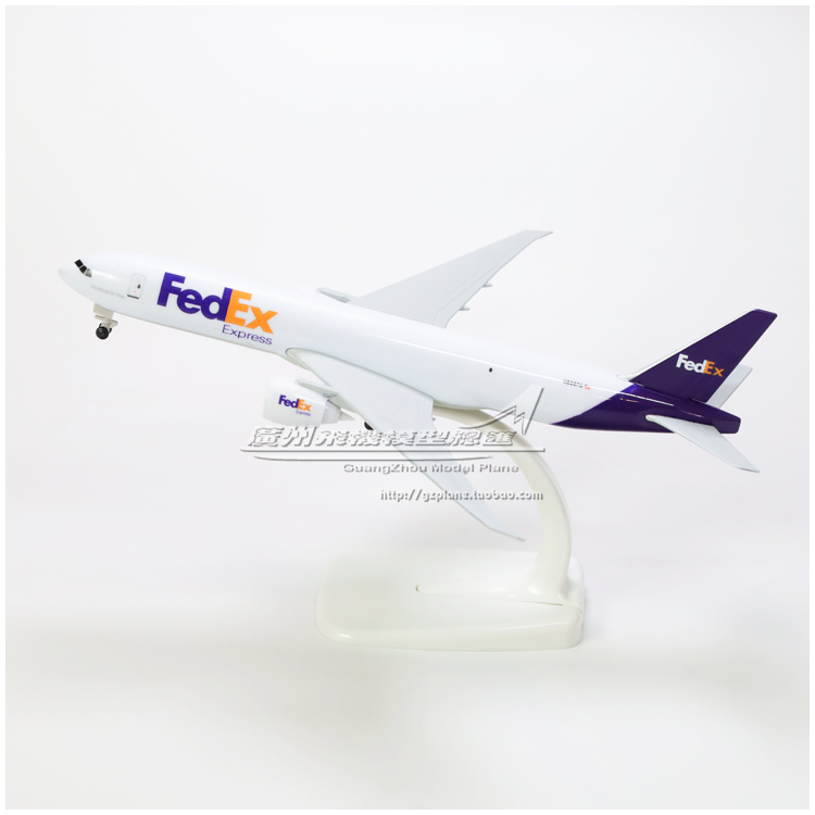 联邦国际快递 Fedex 波音 B777 合金 仿真 货机 飞机模型 20cm - 图3