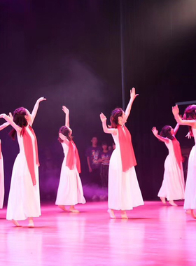 春秋乔其纱中国红纯色舞蹈丝巾