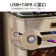 Invisible smart alloy simple and light luxury bedside table