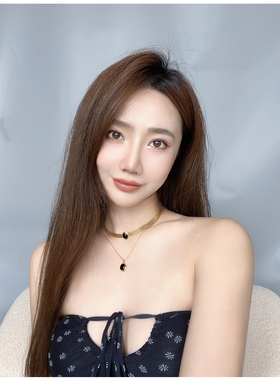 黑玛瑙银镀金女性博主同款